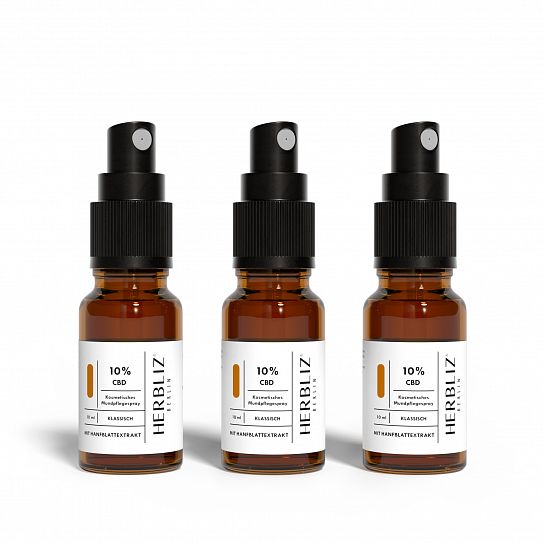 HERBLIZ Classic Full Spectrum CBD Oil 5% to 20% Bundle (MHD 3/2024) made with love and passion