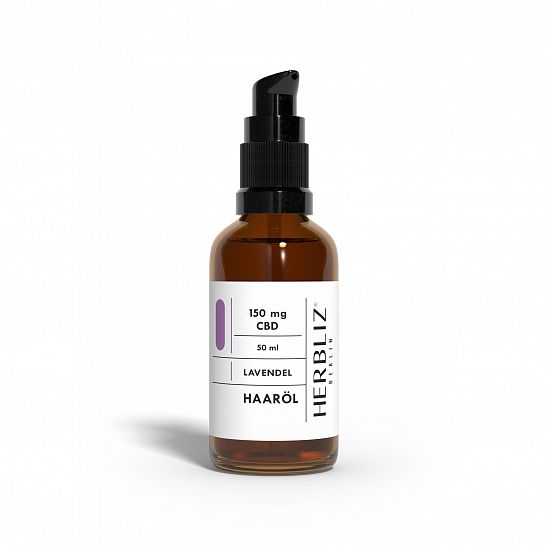 Lavender CBD Hair Oil - high quality ingredients in an elegant packaging