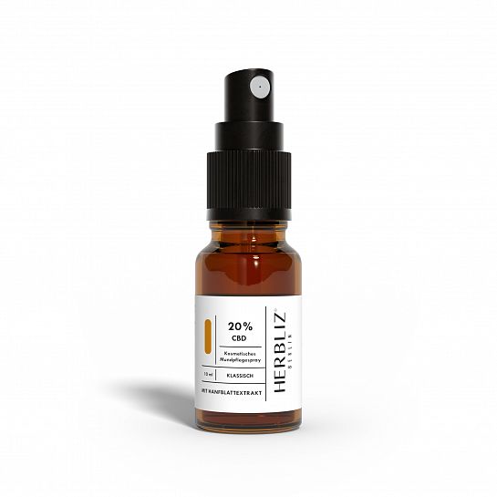 HERBLIZ Classic Full Spectrum CBD Oil 5% to 20% made with love and passion