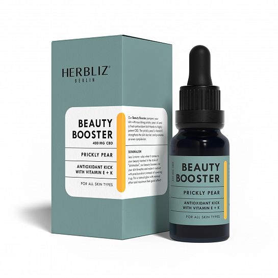 Prickly Pear CBD Beauty Booster - high quality ingredients in an elegant packaging