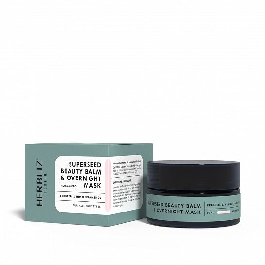 Superseed Beauty Balm & Overnight Mask - qualitative Inhaltsstoffe in moderner Verpackung